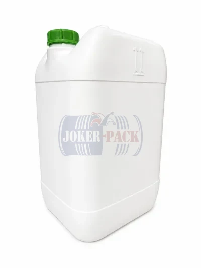 20 literes Tejfehér HDPE műanyag kanna  - használt