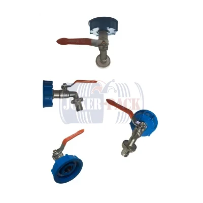 IBC tartály Tartozék, 2"-os csatlakozó -3/4"-es fém csappal