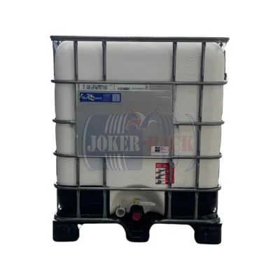 SCHÜTZ MX- 1000 Literes ,TEJFEHÉR BALLONOS!  Műanyag raklapos mosott IBC tartály /Esővízre, használati vízre/  Hibátlan ,újszerű állapot!