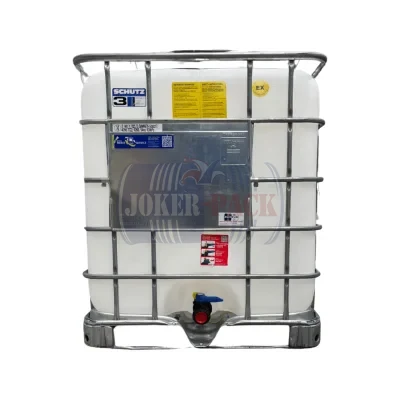 SCHÜTZ MX-EX  speciális 1000 literes mosott IBC tartály,UN