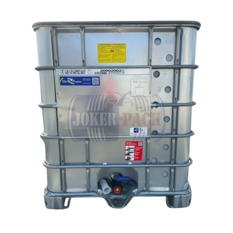 SCHÜTZ SX-EX speciális 1000 literes mosott , Fém palástos IBC tartály,UN