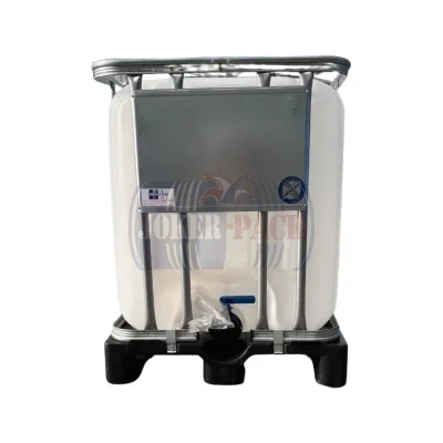 WERIT MX-640 literes,műanyag raklapos,mosott IBC tartály ,Élelmiszeres