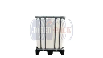 WERIT MX-640 literes,műanyag raklapos,mosott IBC tartály ,Élelmiszeres